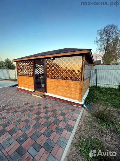 Мягкие окна для террас и беседок