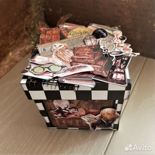 Открытка-коробочка Гарри Поттер