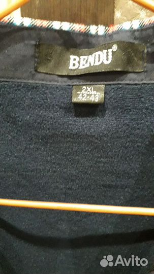 Рубашка мужская утепленая 2 XXL