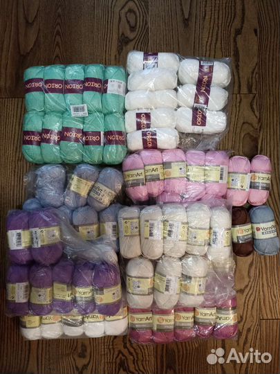 Пряжа нитки для вязания хлопок