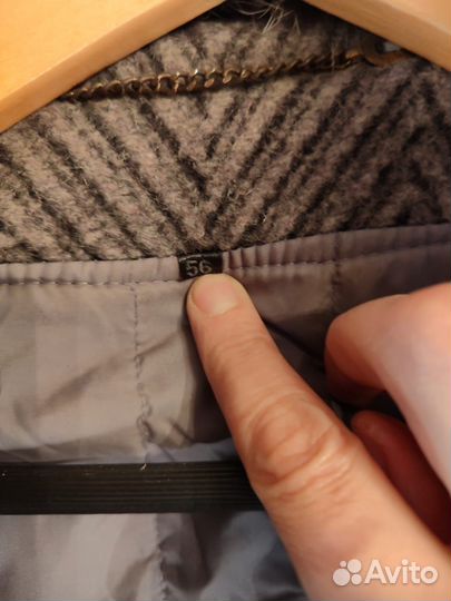 Пальто женское зимнее 56 размер