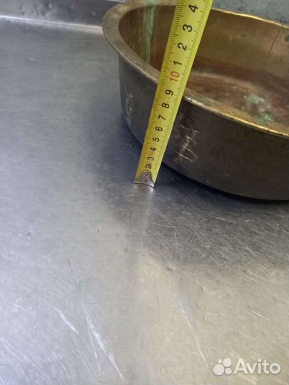 Тазик латунь