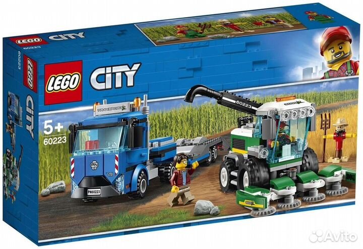 Lego City транспортировщик для комбайнов