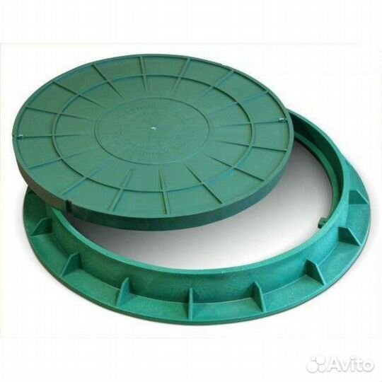 Жби кольцо с крышкой и люком 1,5 м