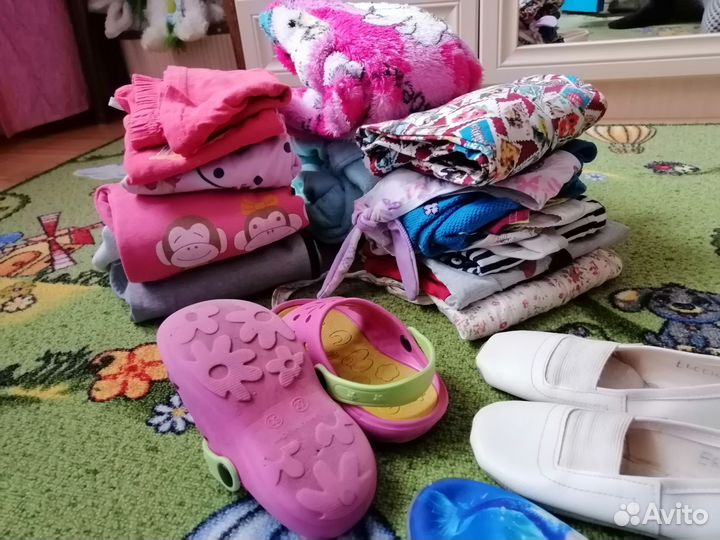Одежда пакетом на девочку на 3-4г