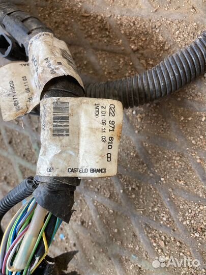 Touareg проводка двигателя на 3,2