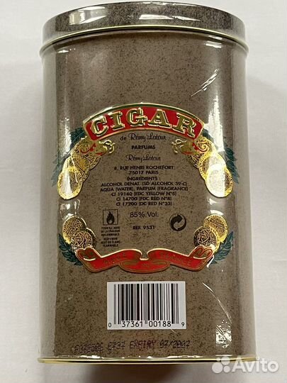 Cigar Remy latour Новая Туалетная вода для мужчин