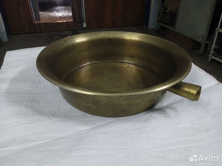 Латунный таз для варенья