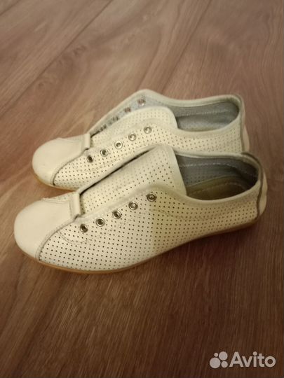 Кеды натуральная кожа, 35 размер 