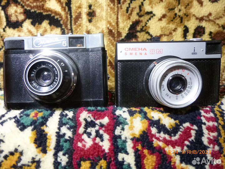 Фотоаппараты СССР Смена-8м и Смена 6