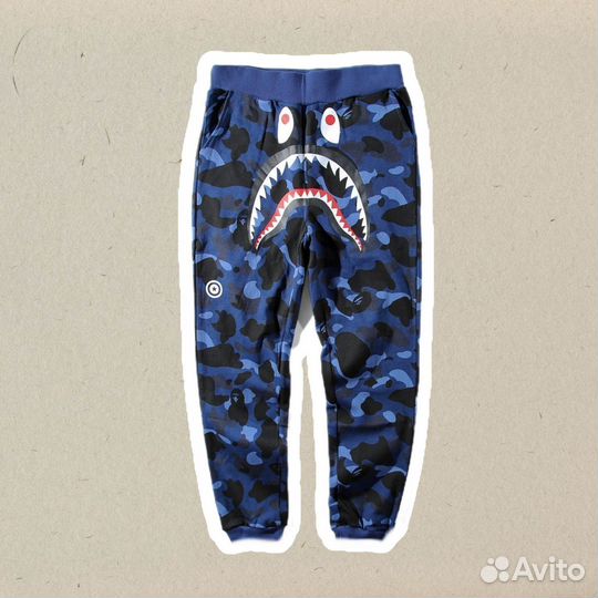 Спортивные штаны Bape Синие
