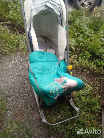 Детские санки коляска бу