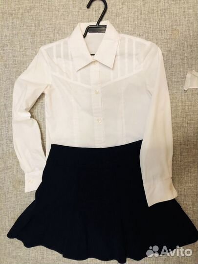 Школьные блузы/рубашки,юбка