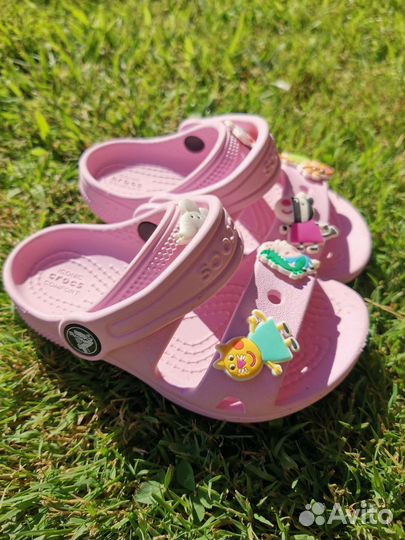 Крокс crocs сандали с8 для девочки