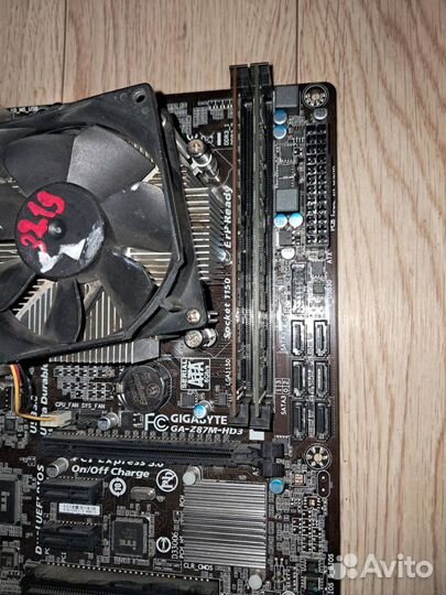 Комплект Z87+G3460+DDR3 8GB+SSD 120GB