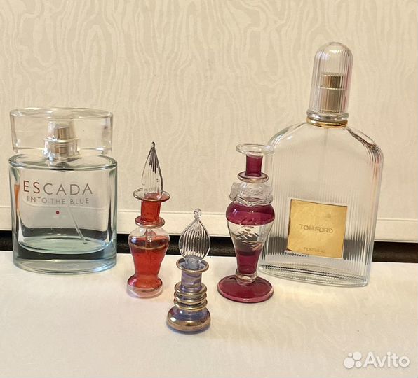 Флаконы для духов винтаж, бижутерия