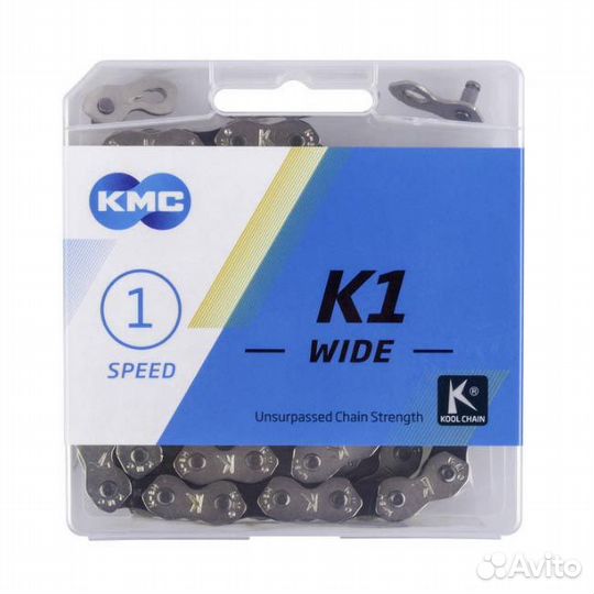 Цепь 1 скоростная KMC K1 wide kool 1 скорость 112