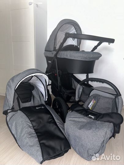 Коляска 3 в 1 sonic plus