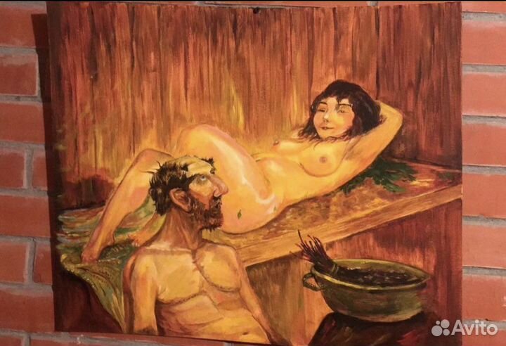 Картина маслом, для бани 50/60