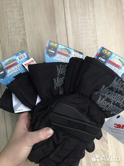 Перчатки зимние mechanix winter impact все размеры