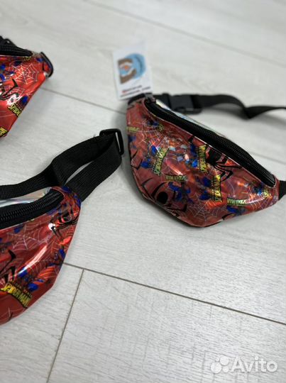 Сумка поясная человек паук