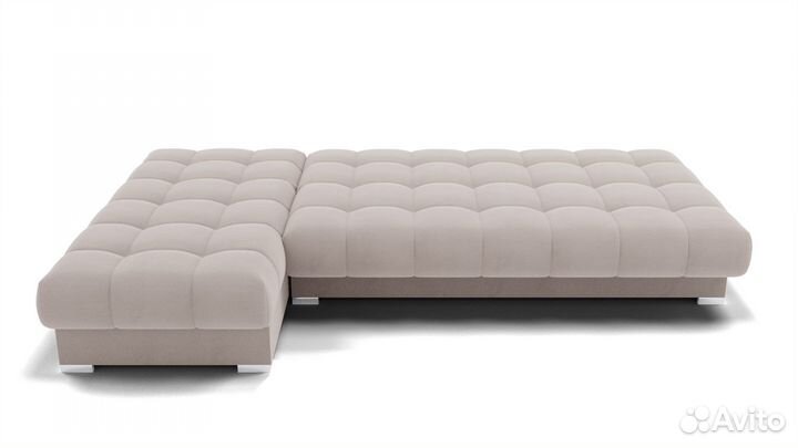 Диван угловой Фиеста-2 ножки хром горизонтальные