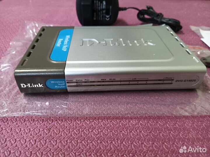 Голосовой SIP VoIP WiFi шлюз D-Link DVG-G1402S FXS