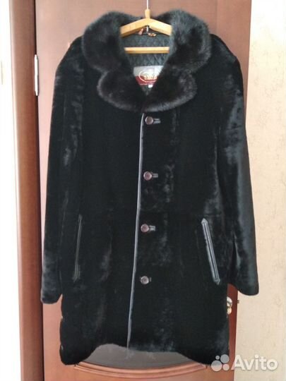 Шуба мутоновая мужская 52 размера
