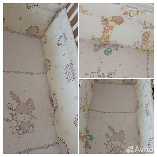 Бортики в детскую кроватку