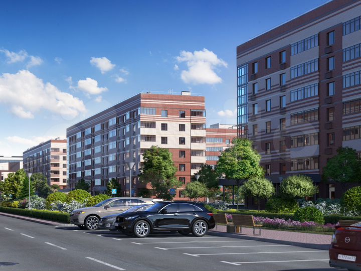 1-к. квартира, 34,8 м², 1/7 эт.