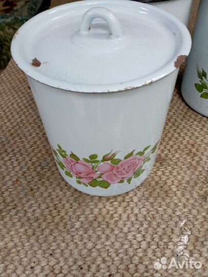 Бидон эмалированный СССР
