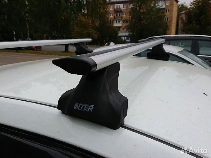 Багажник на крышу автобагажник Mitsubishi Outlander III, 2012-2014 Inter 5524+1205+8892