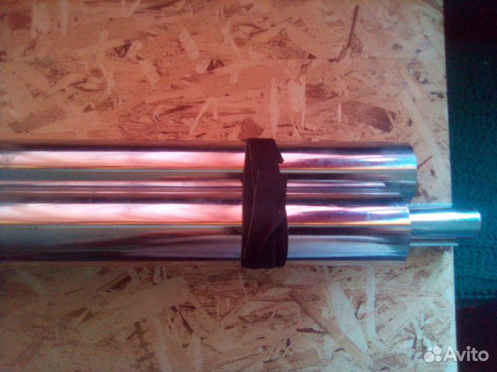 Трубы Металлические Хромированные 3 фото