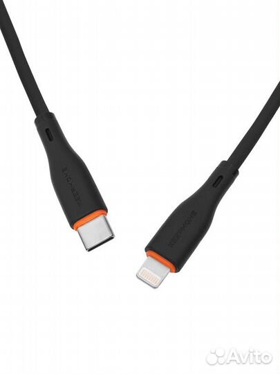 Кабель Type-C-Lightning iPad Pro 2 27W 1м Чёрный