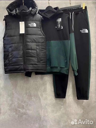 Мужской костюм тройка The north face