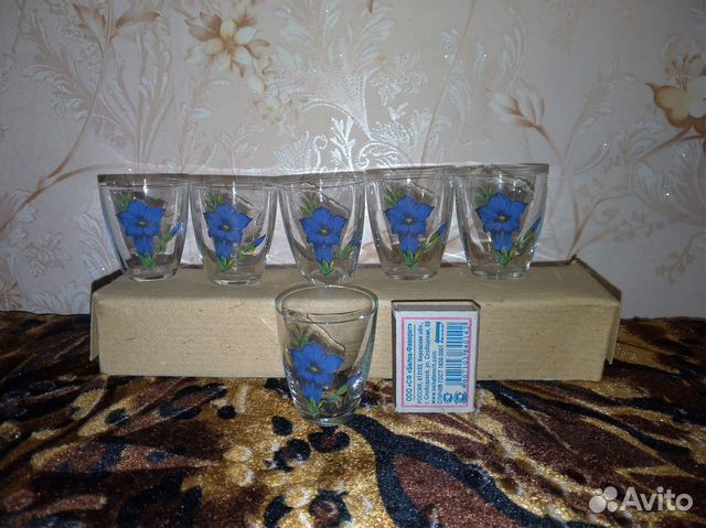Наборы рюмок, стопок, и стаканов, новые, СССР