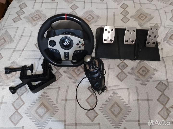 Игровой руль dexp wheelman pro gt