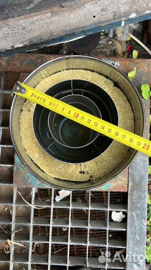 Сэндвич труба коаксильная L250mm,d80/125/190mm