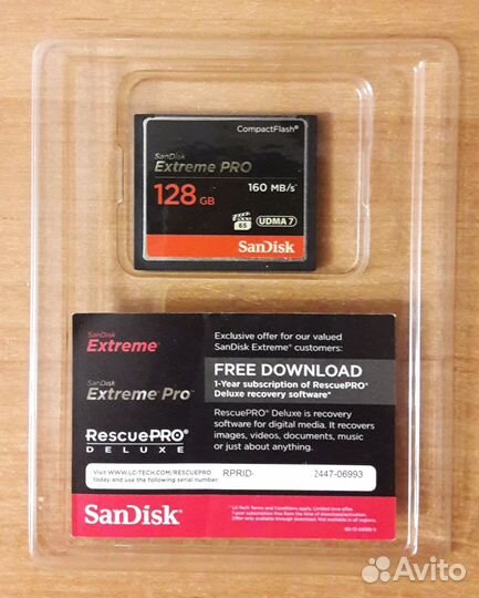 Карта памяти Sandisk Extreme Pro CompactFlash128Gb
