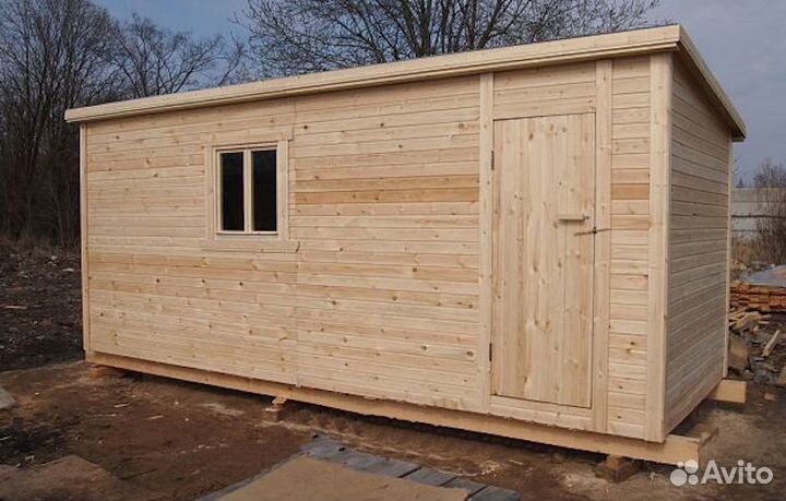 Бытовка Дачная - Распашонка, Размер 2,3х5,8 М