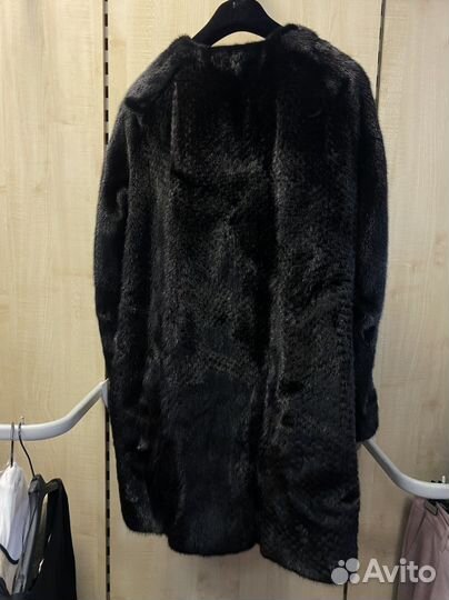 Меховое пальто из норки yves salomon