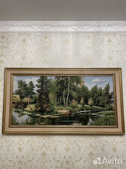 Картина гобелен в шикарной раме