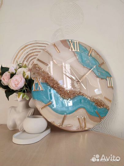 Часы из эпоксидной смолы