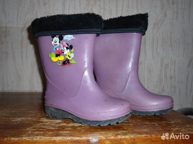 Сапоги резиновые для девочки р-р 26
