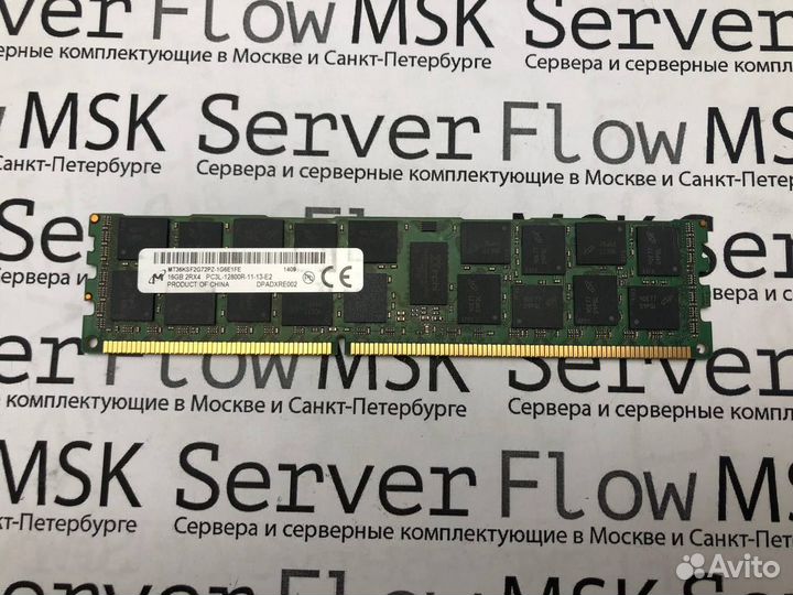 DDR3 Reg Micron 16GB MT36KSF2G72PZ-1G6E1FE