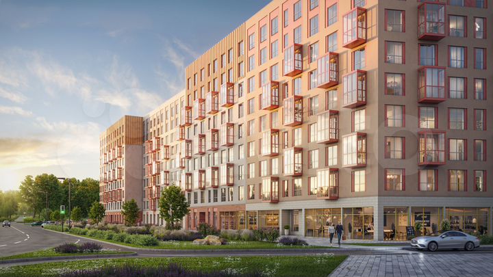 3-к. квартира, 70,2 м², 4/9 эт.