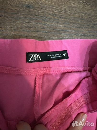 Брюки Zara S вискоза хлопок