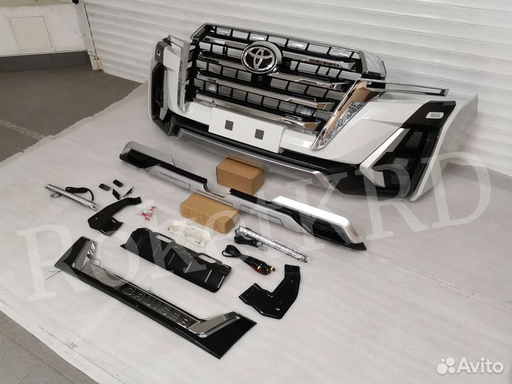 Обвес toyota land cruiser 200 16г Limgene Белый