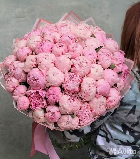 Пионы Букет пионов