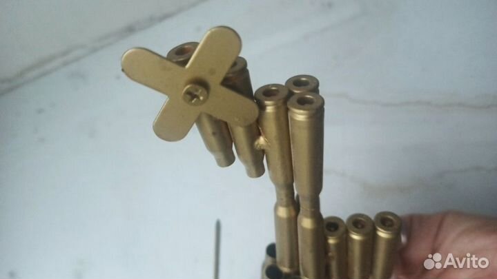 Вертолет из автоматных гильз. Сувенир